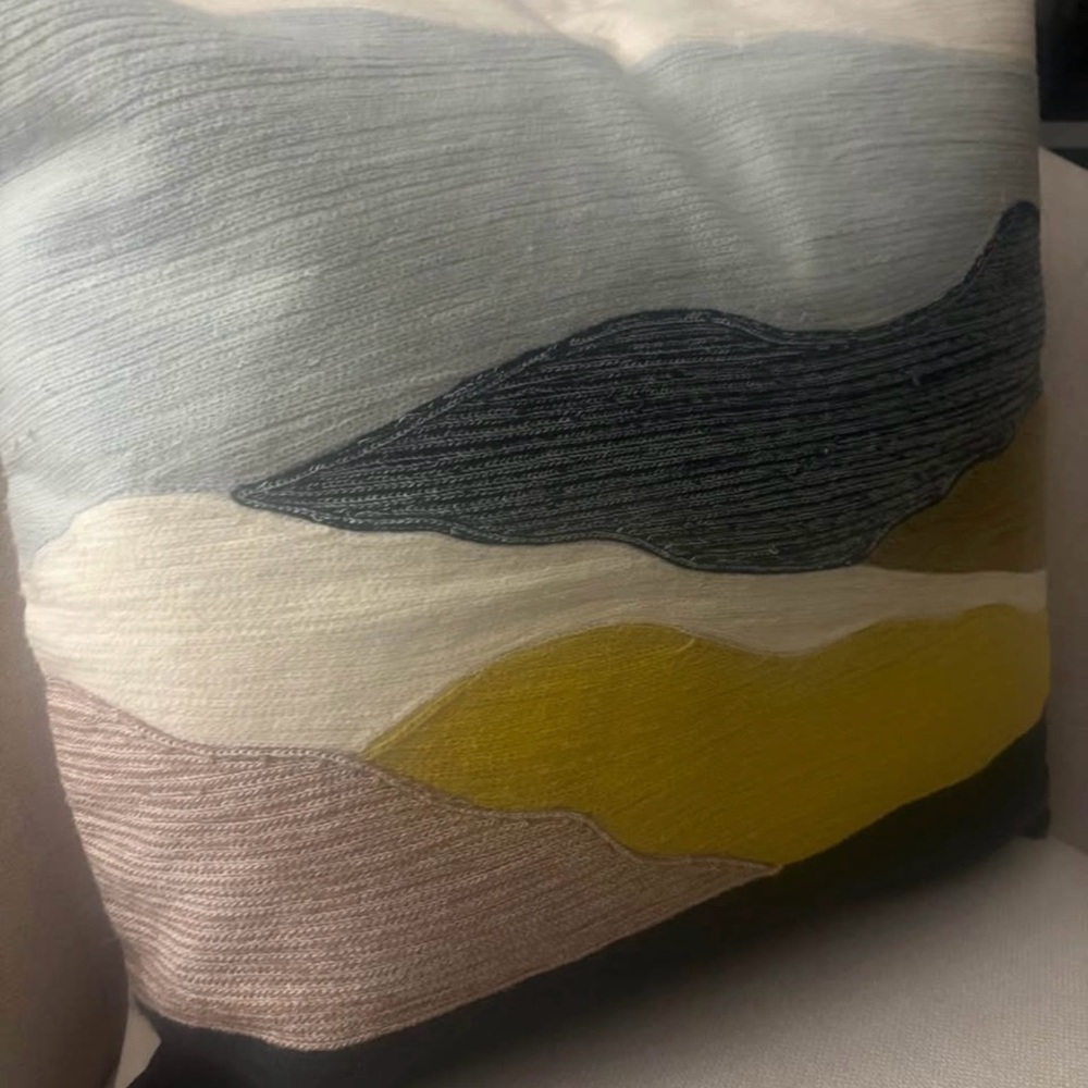 West Elm Multicolor Throw Pillow